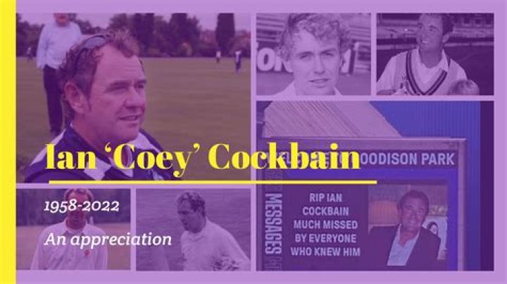 
Ian Cockbain Obituary, What was Ian Cockbain Cause of Death? 