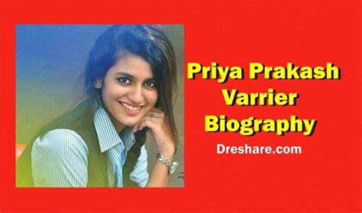 Priya Prakash Varrier Height, Weight, Net Worth, Age, Birthday, Wikipedia, Who, Instagram, Biography