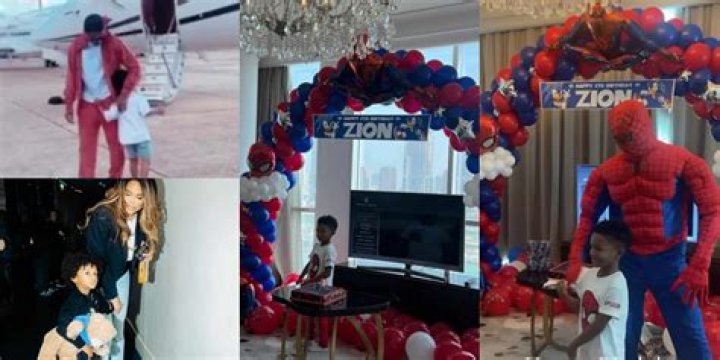 
Zion was treated to a lavish birthday 